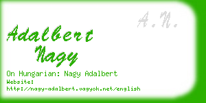 adalbert nagy business card